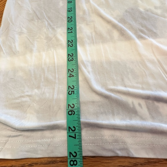 NWOT Tie Dye Blue and White Striped Top Women’s Size 2XL - Picture 5 of 6